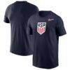 USMNT Nike Large Crest Legend T-Shirt - Navy - Front View