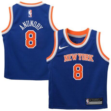 OG Anunoby New York Knicks Nike Toddler Swingman Swingman Jersey - Blue - Front View