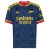 Declan Rice Arsenal adidas Youth 2026/27 Away Replica Jersey - Navy - Side View