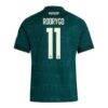 Rodrygo Real Madrid adidas Youth 2026/27 Away Replica Jersey - Green - Detail View