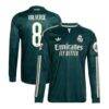 Federico Valverde Real Madrid adidas 2026/27 Away On-Field Authentic Long Sleeve Jersey - Green - Front View