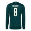 Federico Valverde Real Madrid adidas 2026/27 Away Replica Long Sleeve Jersey - Green - Detail View