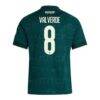 Federico Valverde Real Madrid adidas Youth 2026/27 Away Replica Jersey - Green - Detail View