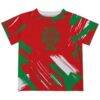 Portugal National Team Vive La Fete Toddler Paint Brush T-Shirt - Red - Side View
