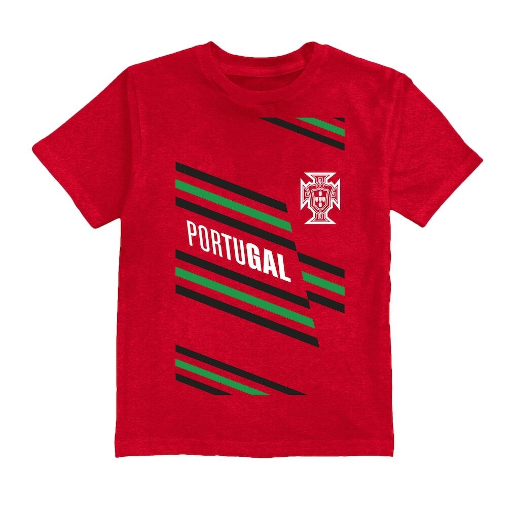 Portugal National Team Vive La Fete Toddler Stripes & Logo T-Shirt