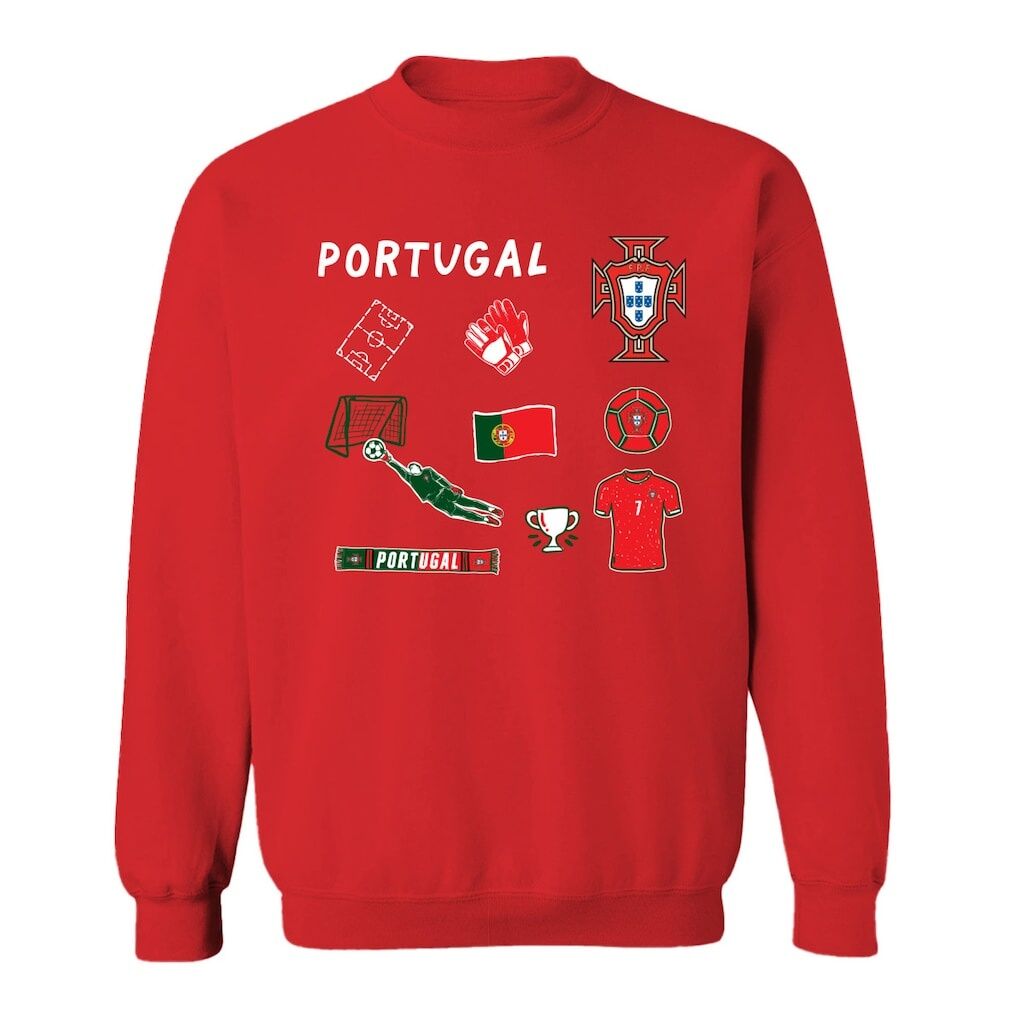 Portugal National Team Vive La Fete Women's Impressions Icons Sweatshirt