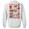Portugal National Team Vive La Fete Women's Impressions Artwork Sweatshirt - White - Detail View