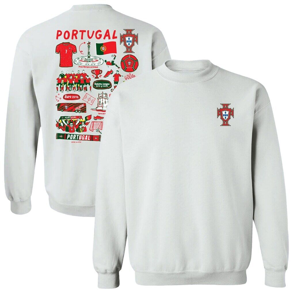 Portugal National Team Vive La Fete Women's Impressions Artwork Sweatshirt