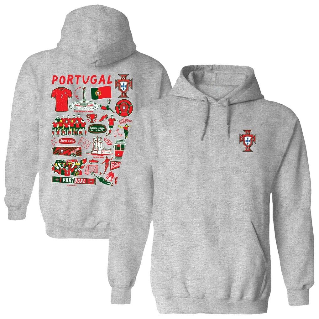 Portugal National Team Vive La Fete Women's Impressions Artwork Hoodie
