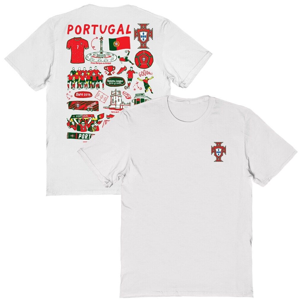 Portugal National Team Vive La Fete Women's Impressions Artwork T-Shirt