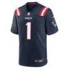 A.J. Brown New England Patriots Nike Youth Team Game Jersey - Navy - Alt1