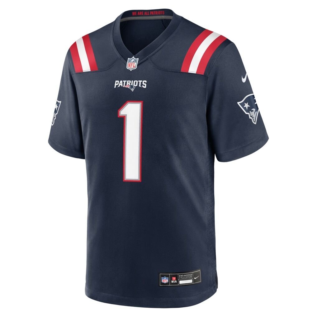 A.J. Brown New England Patriots Nike Youth Team Game Jersey