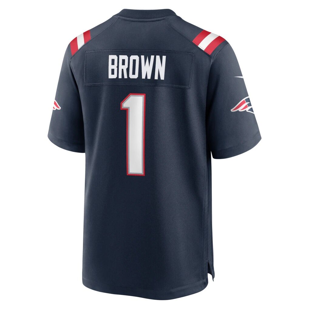 A.J. Brown New England Patriots Nike Youth Team Game Jersey
