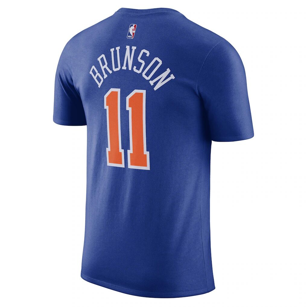 Jalen Brunson New York Knicks Nike Unisex Name & Number T-Shirt – Icon Edition
