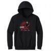 Logan Stankoven Carolina Hurricanes 500 Level Youth Hoodie - Black - Front View