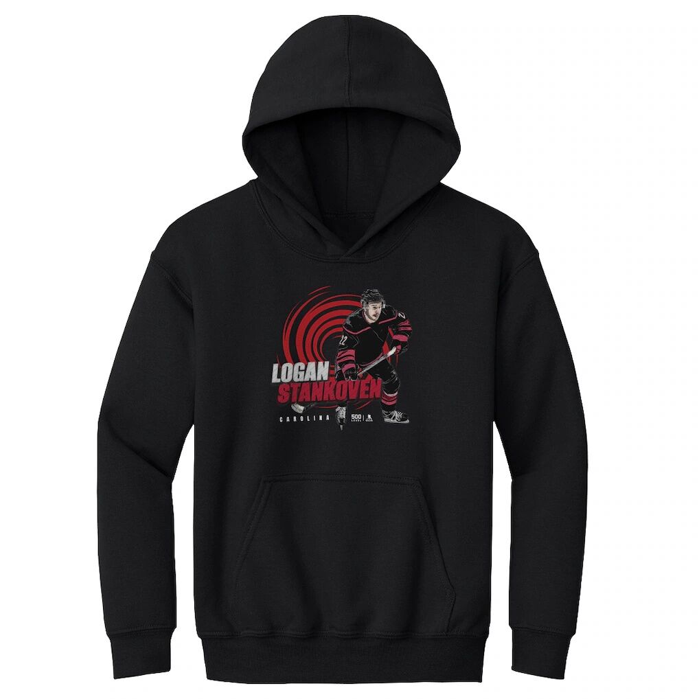 Logan Stankoven Carolina Hurricanes 500 Level Youth  Hoodie