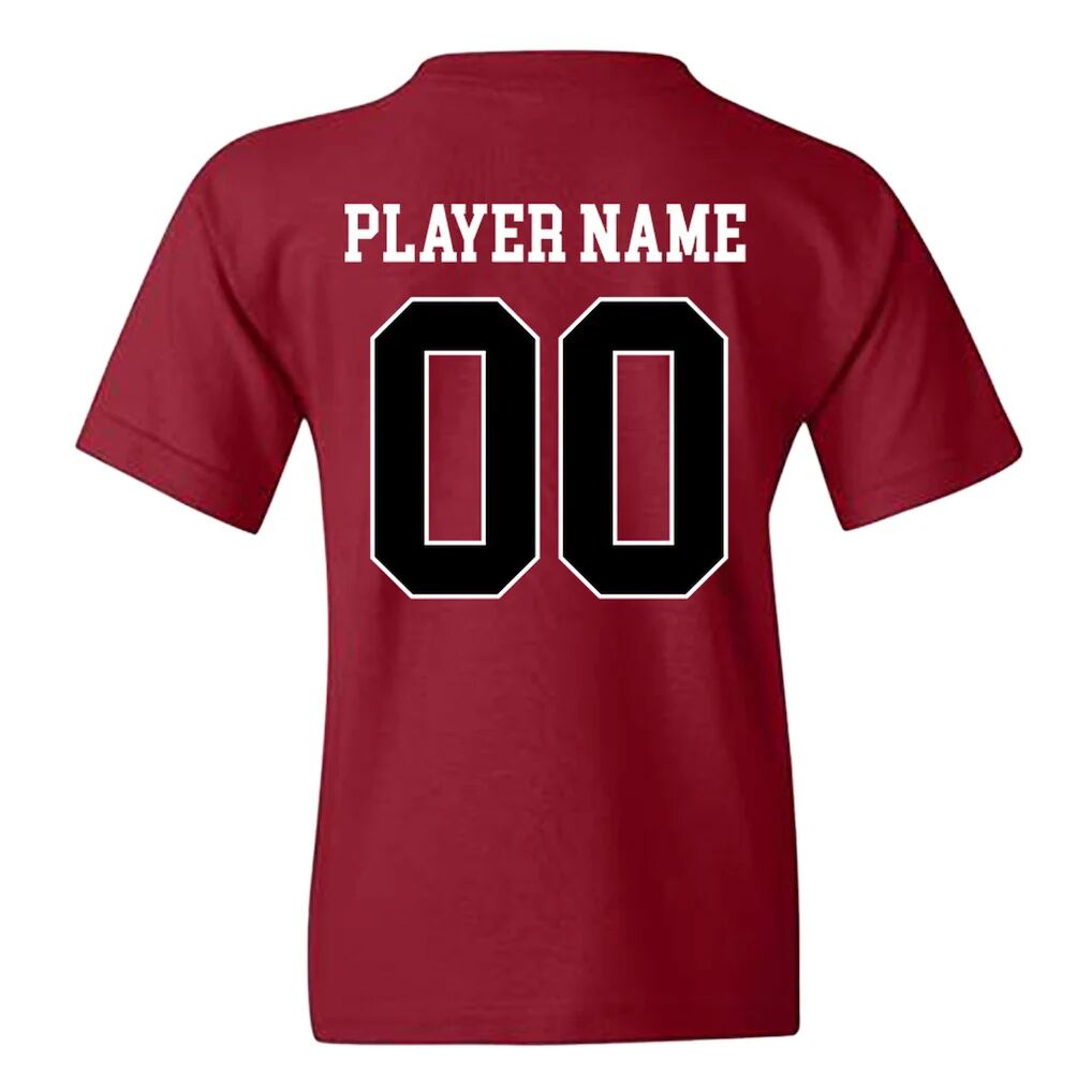Ball State Cardinals Youth NIL Pick-A-Player Football Shirsey T-Shirt - Cardinal