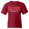 Ball State Cardinals Youth NIL Pick-A-Player Football Shirsey T-Shirt - - Side View