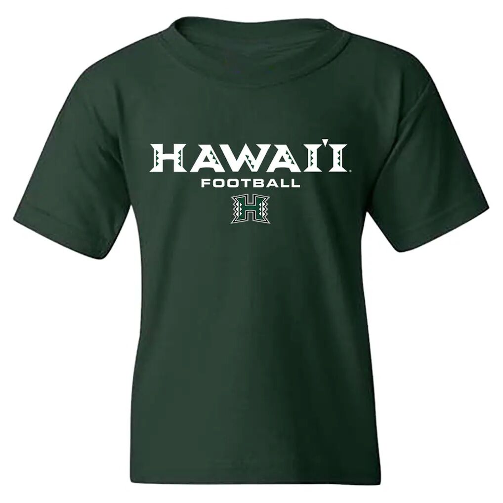 Hawaii Rainbow Warriors Youth NIL Pick-A-Player Football Shirsey T-Shirt