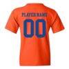 Boise State Broncos Youth NIL Pick-A-Player Football Shirsey T-Shirt - Orange - Detail View