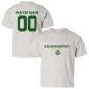 Colorado State Rams Youth NIL Pick-A-Player Football Shirsey T-Shirt - - Front View