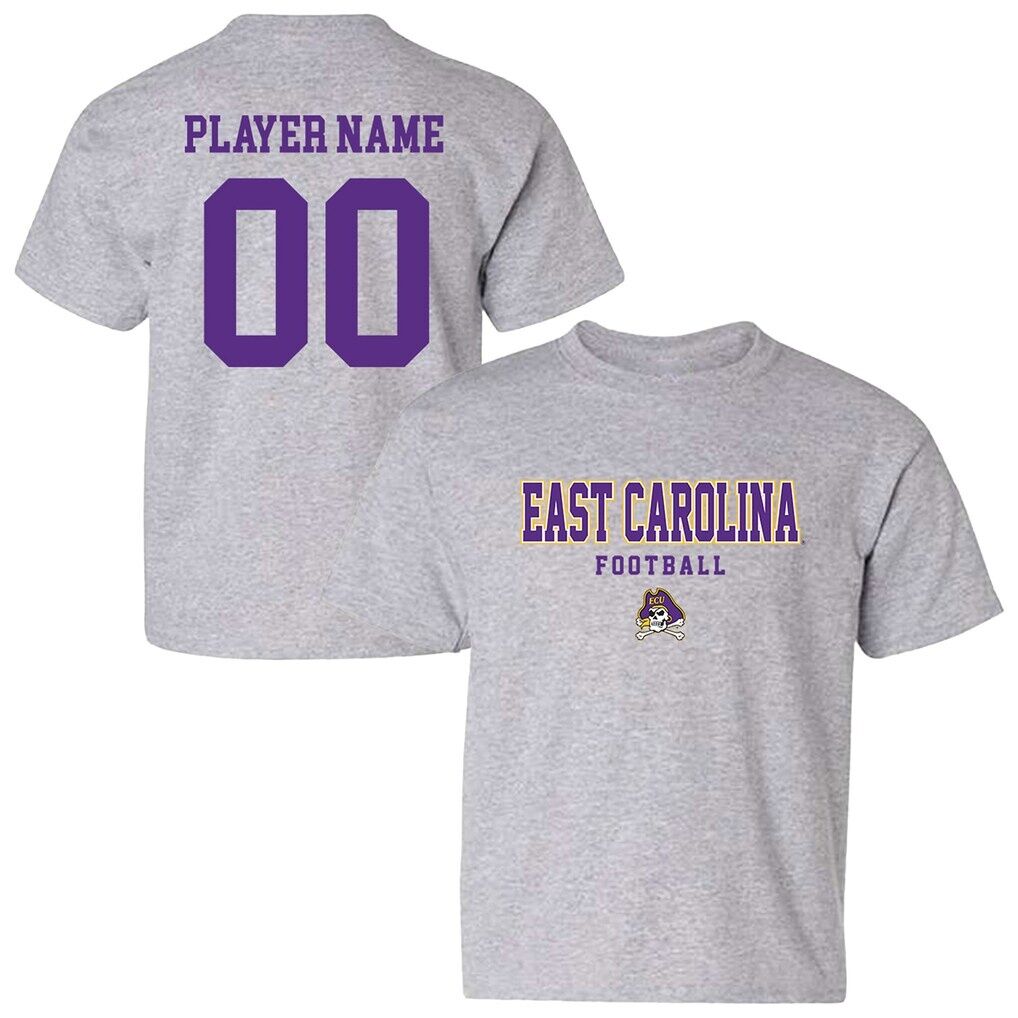 ECU Pirates Youth NIL Pick-A-Player Football Shirsey T-Shirt