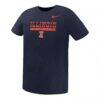 Illinois Fighting Illini Nike Preschool Name Bar Legend Dri-FIT T-Shirt - Navy - Side View