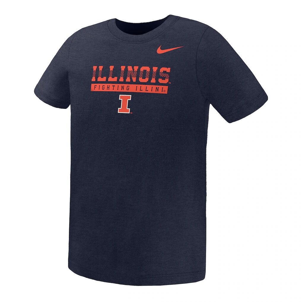 Illinois Fighting Illini Nike Preschool Name Bar Legend Dri-FIT T-Shirt