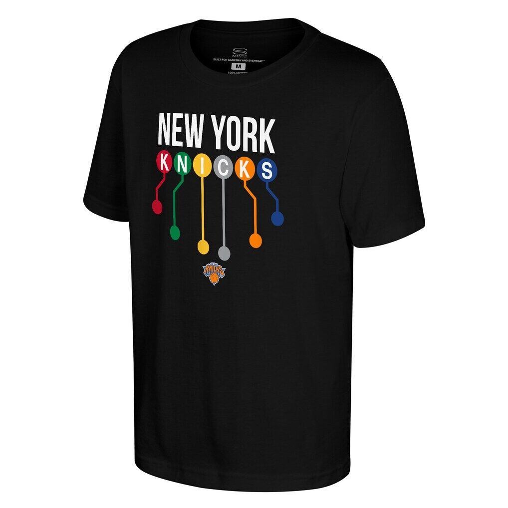 New York Knicks Stadium Essentials Youth Subway Lines T-Shirt