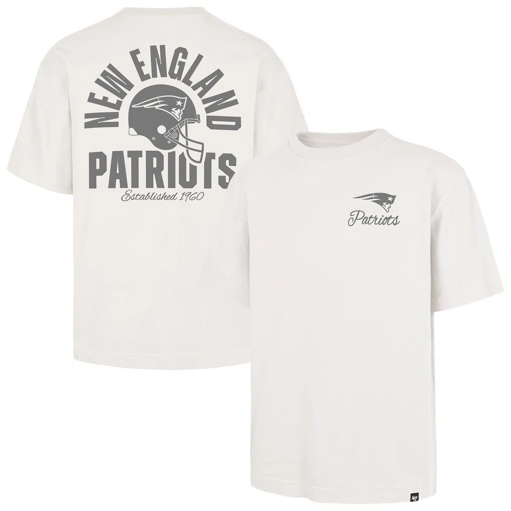 New England Patriots '47 Photon Dust Foundation T-Shirt - Off White