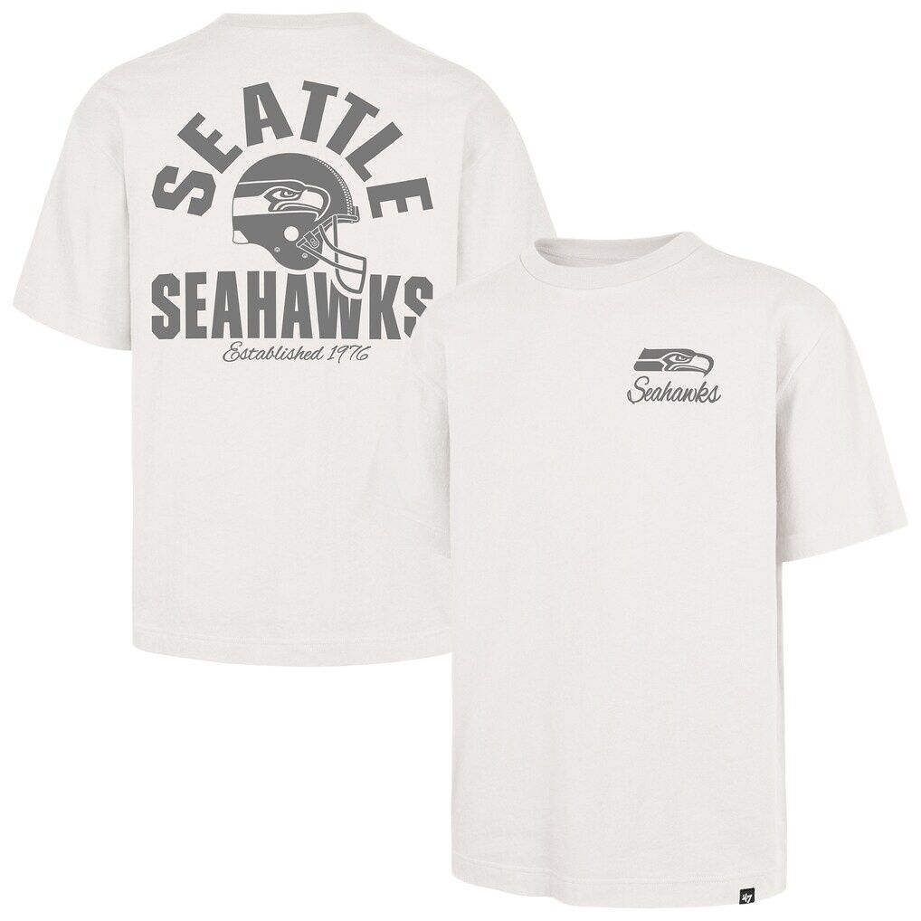 Seattle Seahawks '47 Photon Dust Foundation T-Shirt - Off White