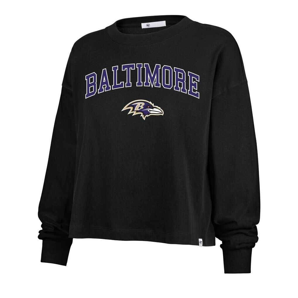 Baltimore Ravens '47 Women's Plus Size Sydney Arch Game T-Shirt