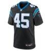 Maema Njongmeta Carolina Panthers Nike Game Jersey - Black - Alt1