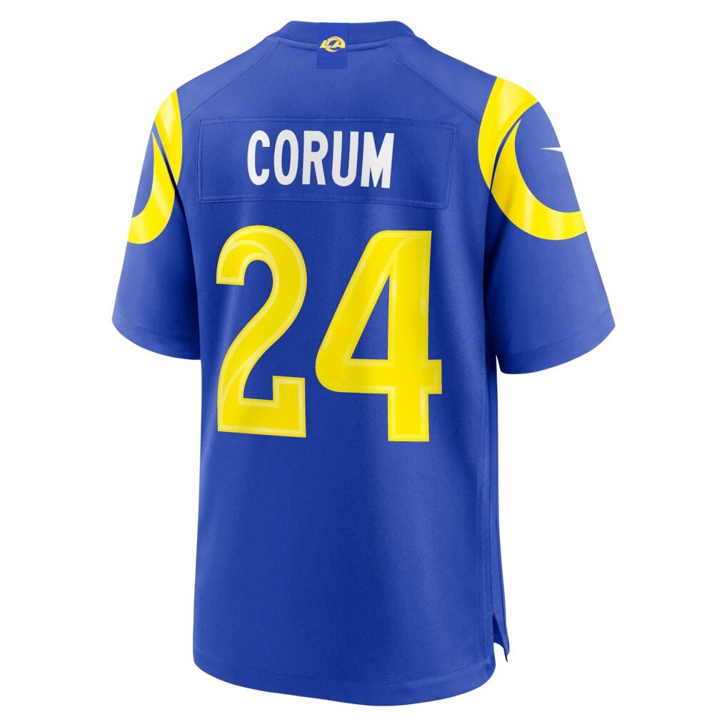 Blake Corum Los Angeles Rams Nike Game Jersey - Royal