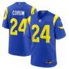 Blake Corum Los Angeles Rams Nike Game Jersey - - Front View