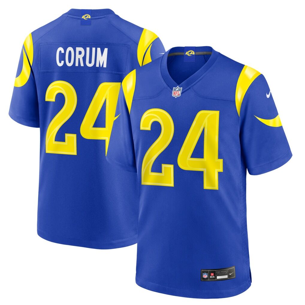 Blake Corum Los Angeles Rams Nike Game Jersey - Royal