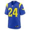 Blake Corum Los Angeles Rams Nike Game Jersey - - Side View