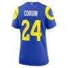 Blake Corum Los Angeles Rams Nike Women's Team Game Jersey - - Detail View