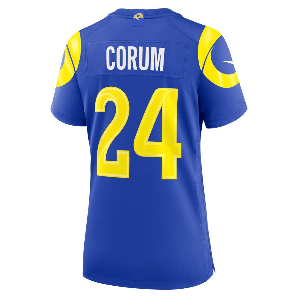 Blake Corum Los Angeles Rams Nike Women's Team Game Jersey -  Royal