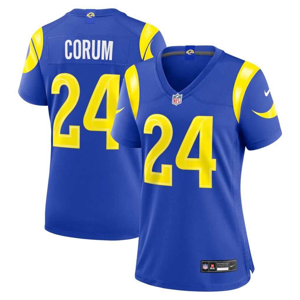Blake Corum Los Angeles Rams Nike Women's Team Game Jersey -  Royal