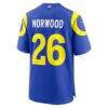 Drey Norwood Los Angeles Rams Nike Game Jersey - - Detail View