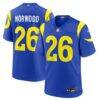 Drey Norwood Los Angeles Rams Nike Game Jersey - - Front View