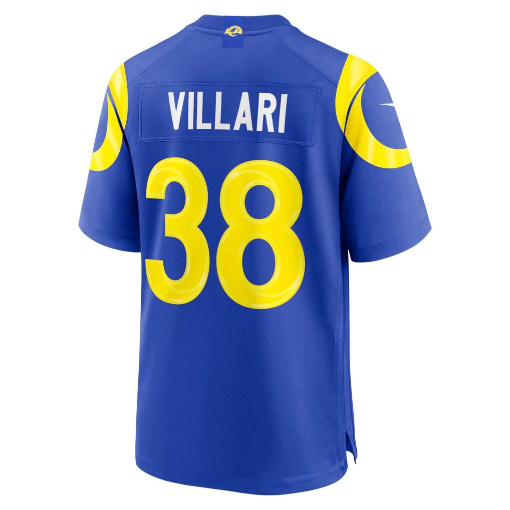 Dan Villari Los Angeles Rams Nike Game Jersey - Royal