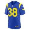 Dan Villari Los Angeles Rams Nike Game Jersey - - Side View