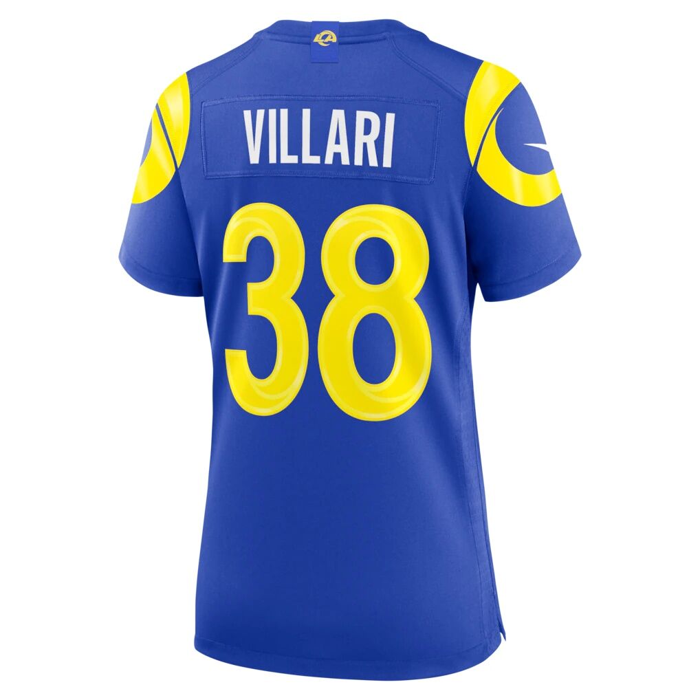 Dan Villari Los Angeles Rams Nike Women's Team Game Jersey -  Royal