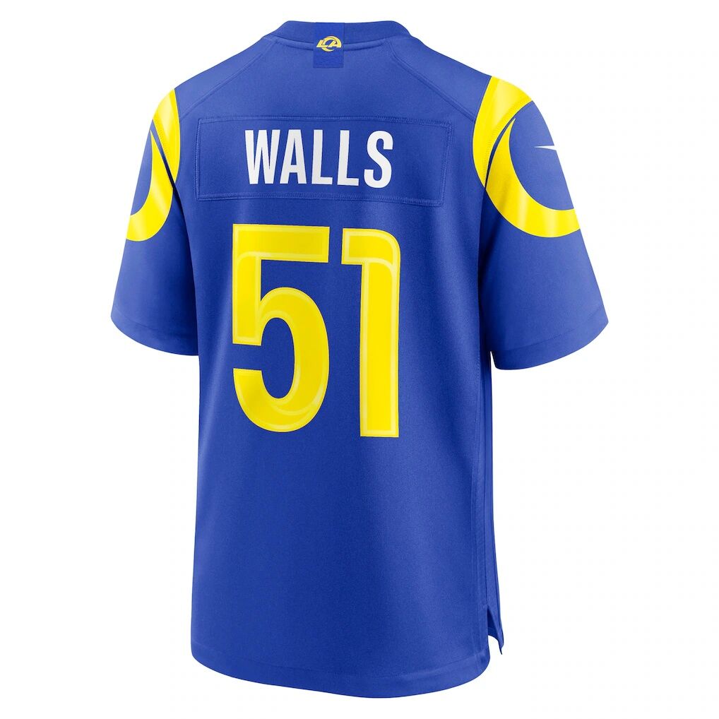 Eddie Walls III Los Angeles Rams Nike Game Jersey - Royal