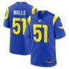 Eddie Walls III Los Angeles Rams Nike Game Jersey - - Front View