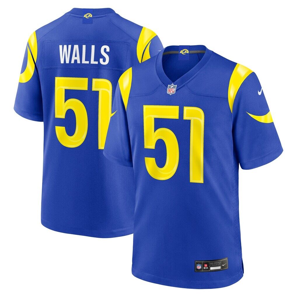 Eddie Walls III Los Angeles Rams Nike Game Jersey - Royal