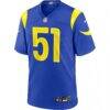 Eddie Walls III Los Angeles Rams Nike Game Jersey - - Side View