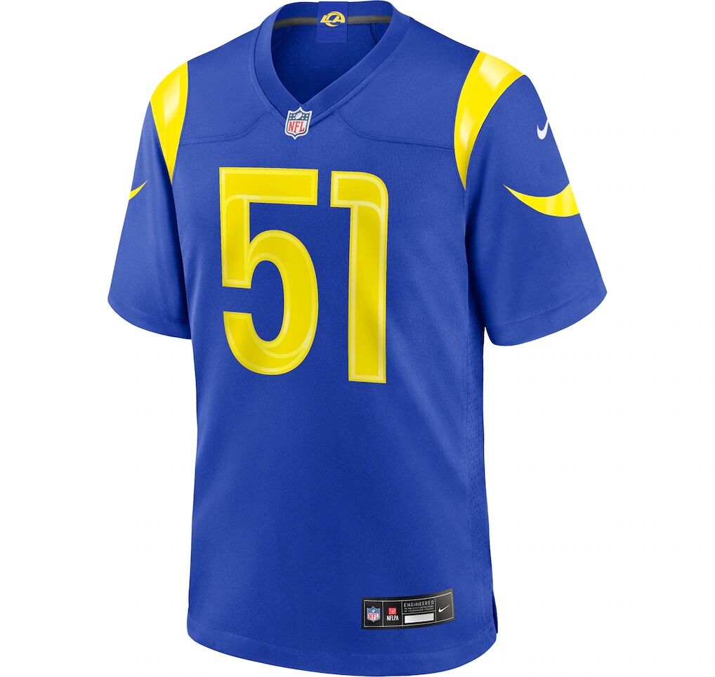 Eddie Walls III Los Angeles Rams Nike Game Jersey - Royal